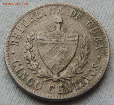 Куба 5 сентаво 1946 до 24.02.2025 - 5 сентаво 1946 .JPG