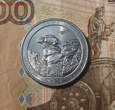 4 доллара 2016 года (Р) НАЦИОНАЛЬНЫЙ ЛЕС ШОУНИ До 26.02 - 20250208_214343