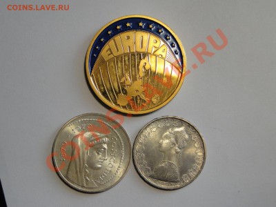 500 лир 1970 ,1000лир, Экю Эвропа 1999 - DSC06505.JPG