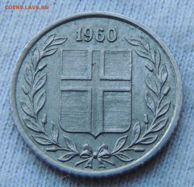 Исландия 10 эйре 1960 до 24.02.2025 - Исландия 10 эйре 60.JPG