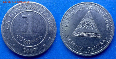 Никарагуа - 1 кордоба 2007 года до 27.02 - Никарагуа 1 кордоба, 2007