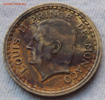 Монако 1 франк 1945 до 24.02.2025 - Монако 1 франк 45 .JPG