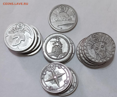 Жетоны магазин Пятерочка 2024 г  200 штук  с повторами до 23 - 20250222_110159