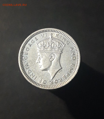 5 ЦЕНТОВ 1945 года МАЛАЙЯ СЕРЕБРО До 28.02 - 20241006_234612