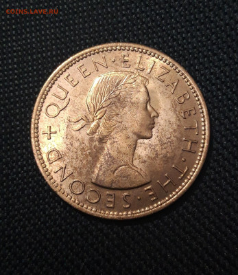 НОВАЯ ЗЕЛАНДИЯ 1 пенни 1964 года До 28.02 - 20241229_175123