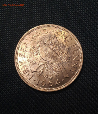 НОВАЯ ЗЕЛАНДИЯ 1 пенни 1964 года До 28.02 - 20241229_175053