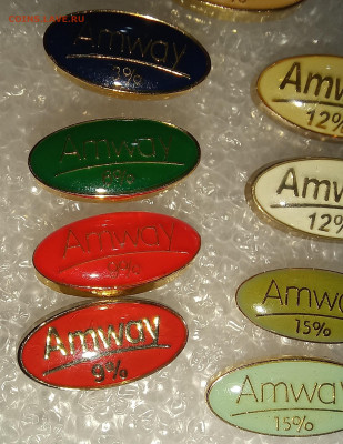 Значки  с разновидами Amway за достижения 3%,6%,9%,12%,15%, - 20250128_001208