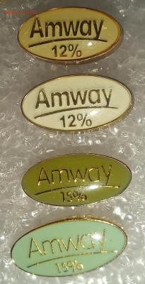 Значки  с разновидами Amway за достижения 3%,6%,9%,12%,15%, - 20250128_001127