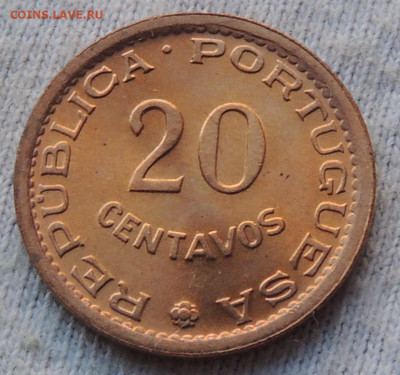 Мозамбик 20 сентаво 1974 до 27.02.2025 - Мозамбик 20 сентаво 74.JPG