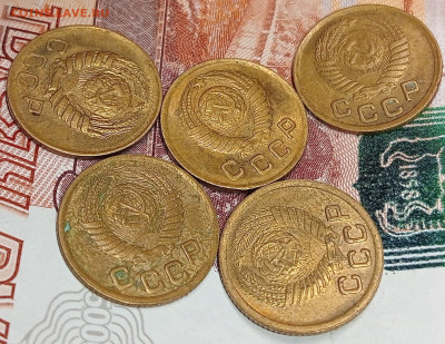 Лот монет номиналом 1 копейка 1946,49,50,51,52. - IMG20250222215918