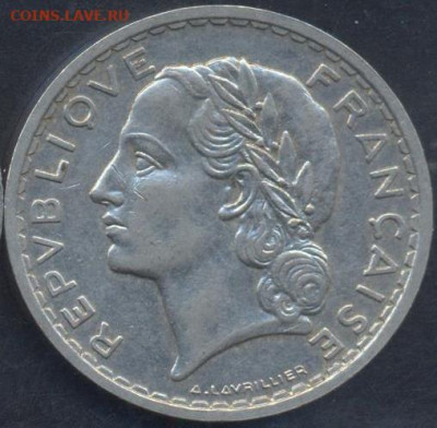 Франция 5 франков 1935 г.25.02.2025 г. 22 -00 МСК. - Франция1