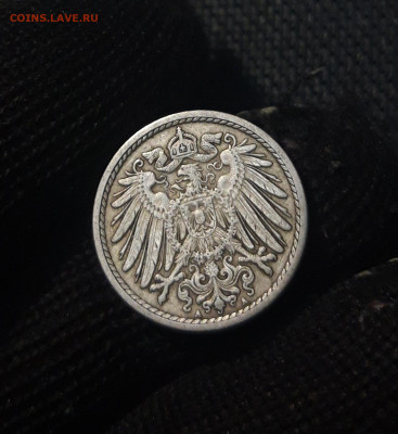 5 пфеннигов 1908 года А Германия До 01.03 - 20241225_203733