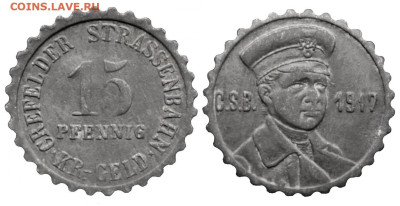 Нотгельды Германии. Обзорная тема. - germany_notgelds-15-pfennig-1917 (1)