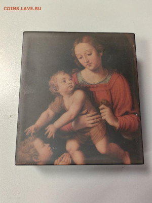 15дин 2014 Андорра. Сассоферрато. Мадонна в печали, Ag999 - Ю Ренесанс Сассоферрато Печаль-4