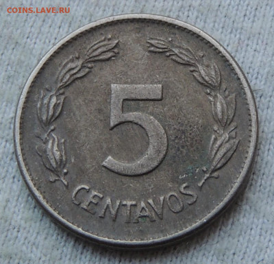 Эквадор 5 сентаво 1946 до 02.03.2025 - Эквадор 5 сентаво 46.JPG