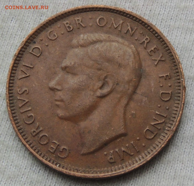 Австралия ½ пенни 1948 до 02.03.2025 - Австралия ½ пенни 48 .JPG