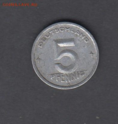 Германия 1949 5пф до 05 03 - 8