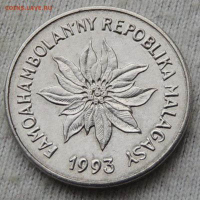 Мадагаскар 1 франк 1993 до 02.03.2025 - Мадагаскар 1 франк 93 .JPG