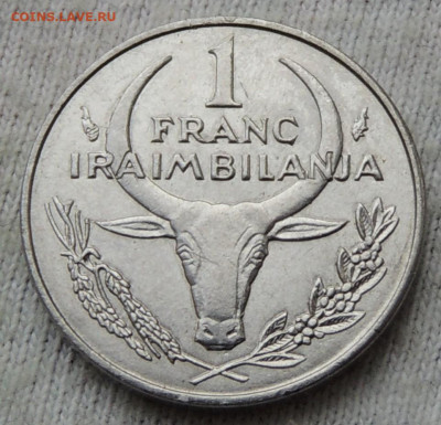 Мадагаскар 1 франк 1993 до 02.03.2025 - Мадагаскар 1 франк 93.JPG