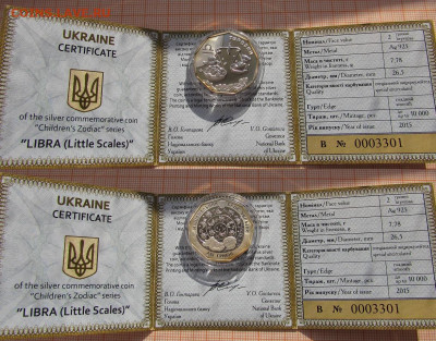 Украина 2грн 2015 Терезки Детский гороскоп. До 03.03.25 в 22 - весы1