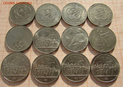 Юбилейные монеты СССР 12 штук. До 03.03.2025 в 22:00 - 1
