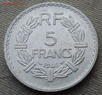 Франция 5 франков 1946 до 02.03.2025 - Франция 5 франков 46.JPG