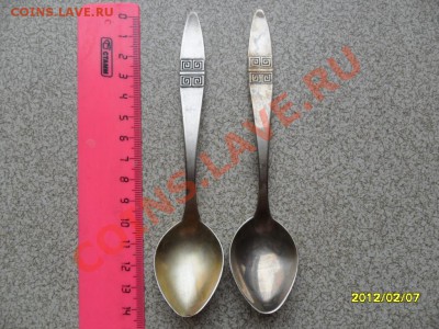 Чайные ложку 4 и 2 шт, 102 и 52 гр, 916 проба - SAM_4336.JPG