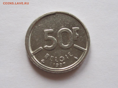 50 франков 1987 Бельгия голландский язык блеск 02.03 22:05 - IMG_9624.JPG