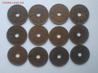 ФИКС Дания 5 оре 1928 до 07.03.2025 22-00 мск - Дания 5 оре 1928