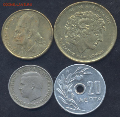 Греция 1 драхма 1967 г.3.03.2025 г. 22 -00 МСК. - Греция1