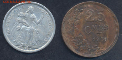 Люксембург 25 сантимов 1930 г. 3.03.2025 г. 22 -00 МСК. - Люксембург1