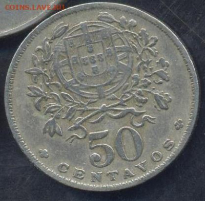 Португалия 50 центаво 1959 г.3.03.2025 г. 22 -00 МСК. - Португалия