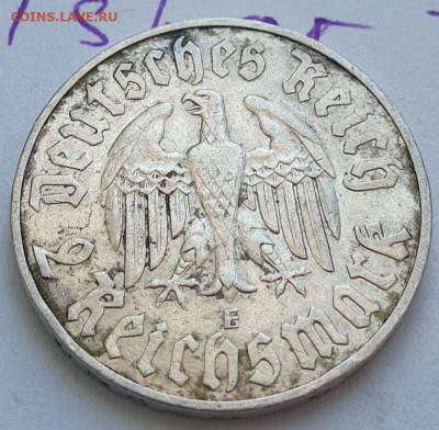 Германия,2 марки 1933г(двор Е,Мартин Лютер) до 06.03 - 2