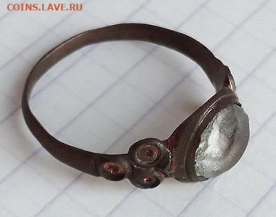 Перстень со стекловидной вставкой XVII-XVIII вв. до 7.03. - перстень_глазковый-XVII-XVIII-вставка_1