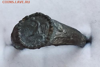 Перстень Жар-птица XVI-XVII вв. до 7.03. - перстень_жар-птица_XVI-XVII_свинцовый-сплав_3