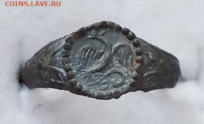 Перстень Жар-птица XVI-XVII вв. до 7.03. - перстень_жар-птица_XVI-XVII_свинцовый-сплав_1
