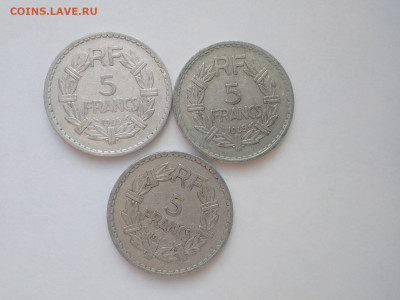 ФИКС Франция 5 франков 1945 до 07.03.2025 22-00 мск - Франция 5 франков 1945