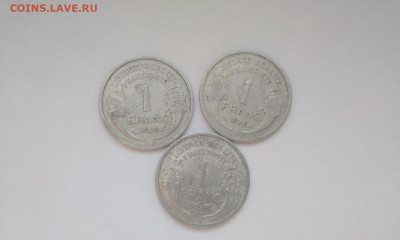 ФИКС Франция 1 франк 1945 до 07.03.2025 22-00 мск - Франция 1 франк 1945