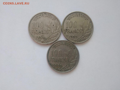 ФИКС Франция 100 франков 1955 до 07.03.2025 22-00 мск - Франция 10 франков 1955