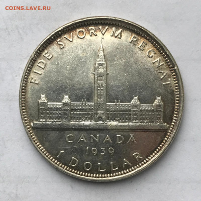 Канада. 1 доллар 1939, до 08.03.2025. - IMG-20250302-WA0002