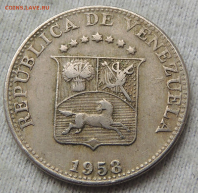 Венесуэла 5 сентимо 1958 №3 до 05.03.2025 - Венесуэла 5 сентимо 1958 .JPG