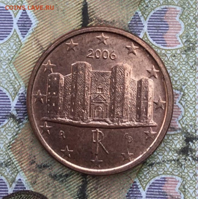 Италия 1 евроцент 2006 до 06.03.2025 в 22.00 - IMG_E6589.JPG