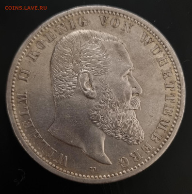 5 марок 1913 Вюртемберг - 20250211_191437