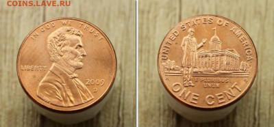 США 1 цент 2009 200 лет Авраама Линкольна Карьера в Иллиносе - ssha_1_cent_2009_200_let_avraama_linkolna_karera_v_illinojse_dvor_d