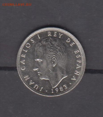 Испания 1983 25 песет (блеск) до 10 03 - 90