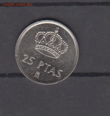 Испания 1983 25 песет (блеск) до 10 03 - 90а