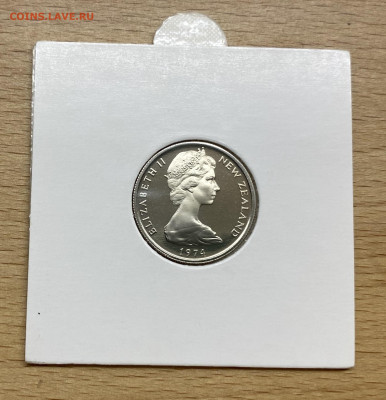 Новая Зеландия 5 центов 1974 Гаттерия Ящерица Пруф тир. 8000 - IMG_1421.JPG