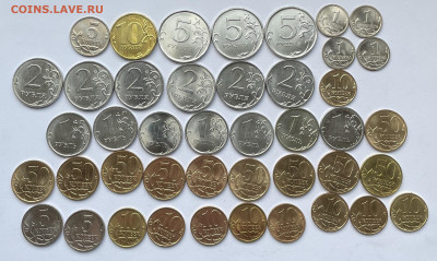 монеты мешковые без оборота 1997-2018 43шт без повторов - IMG_1042.JPG