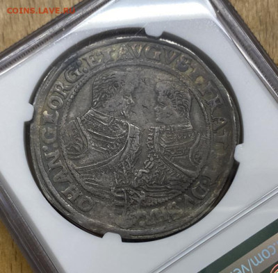 Саксония Талер 1608 Два Брата Кристиан II Иоганн Георг Слаб - saksonija_1_taler_1608_dva_brata_kristian_ii_iogann_georg_i_avgust_serebro_slab_ngc_xf45_redkost_rrr (7)