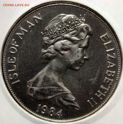 1 крона о. Мэн 1984 г. №1,UNC,до 08.03.2025г. 22:00 мск - 1001209942